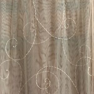 Beautiful peach scarf/wrap with bead work